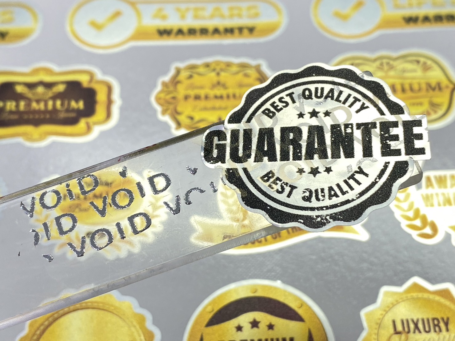 สติ๊กเกอร์กันปลอมโฮโลแกรม